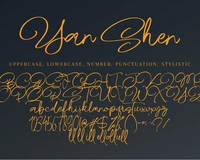 Yan Shen font