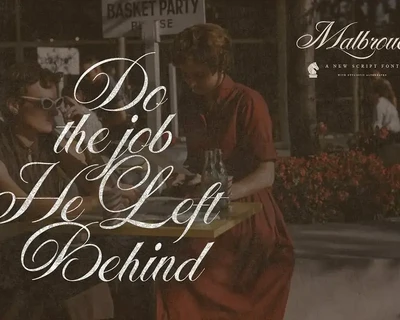 Malbrouck Classic Script Font