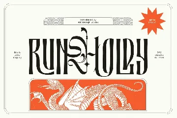 Runholdy Typeface font