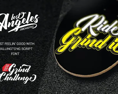 Wallington | Hand Lettering Brush Script font