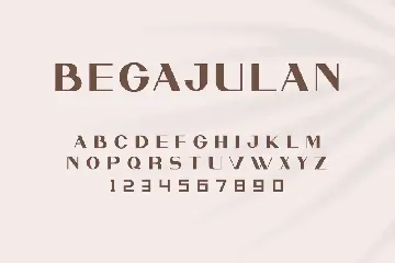 Begajulan Font