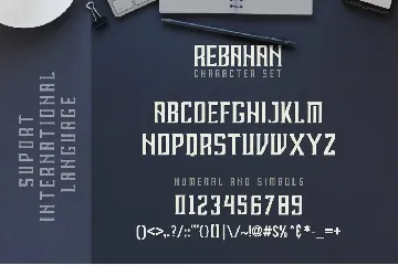 Rebahan font