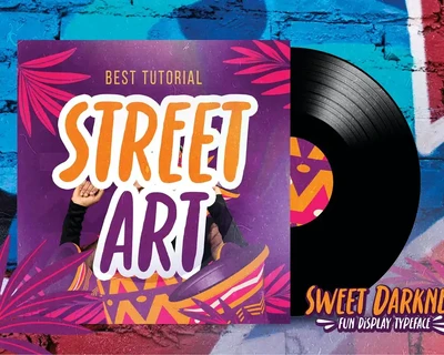 Sweet Darkness - Fun Display Typeface font