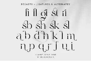 Regasto font