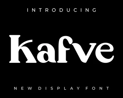 Kafve Font