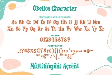 Obelios a Bouncy Serif Font