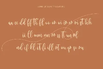 Montly Cloudy Beauty Script font