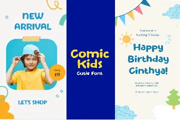 Comic Kids font