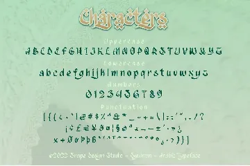 Syukran - Arabic Typeface font