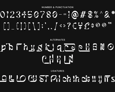 Impetous Display Typeface font