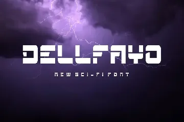 Dellfayo font