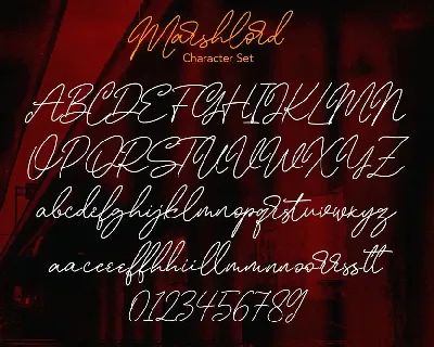 Marshlord Signature Script Font