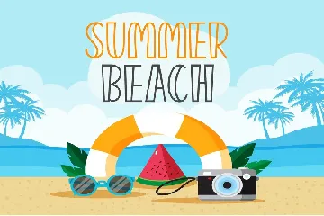 Bali Beach Bold Display Kids Font