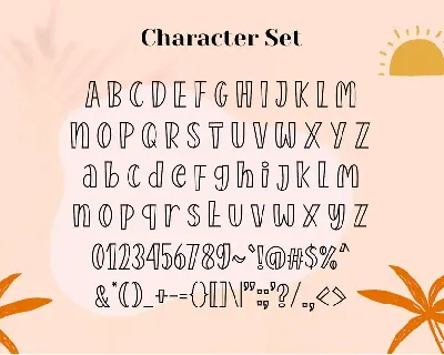 Bali Beach Bold Display Kids Font