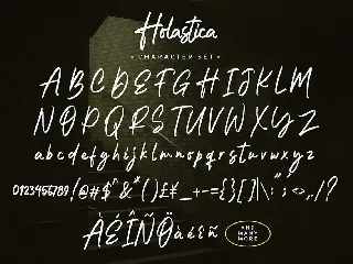 Holastica - Handwritten Font