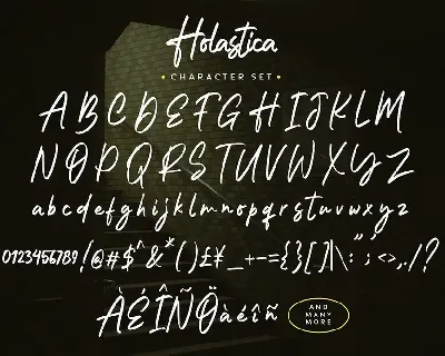 Holastica - Handwritten Font