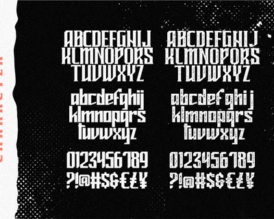 Mideltone Gothic font