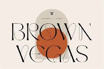 Brown Vegas font