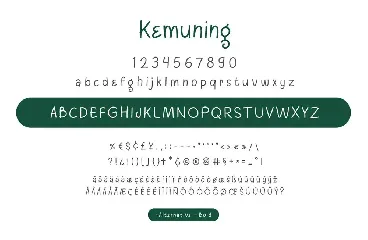 Kemuning Typeface font