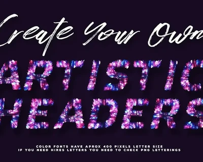 Pixelo 3D Futuristic Color Font