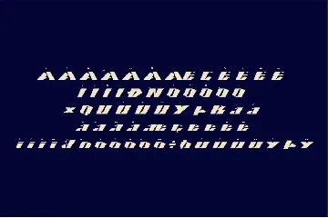 BLADE sharp font