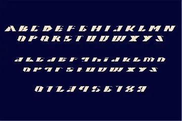 BLADE sharp font