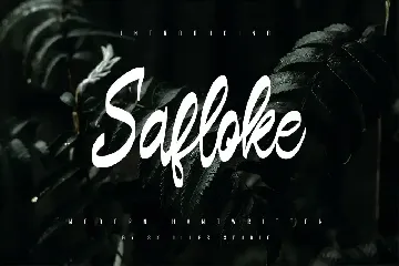 Safloke - Modern Handwritten font