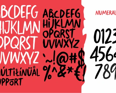 Berantakan Brush Typeface font