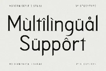 Rekiya Modern Serif Display Font