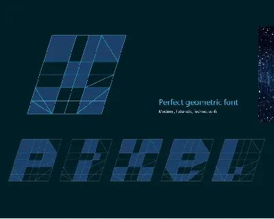 Pixel font