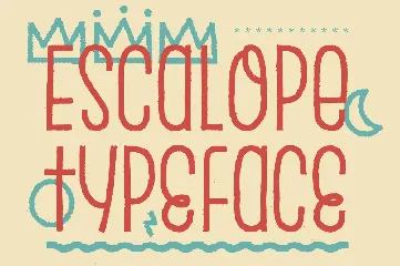 Escalope font