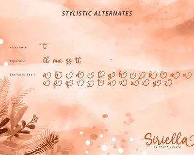 Sirella font