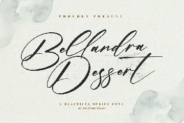 Bellandra Dessert Script Font