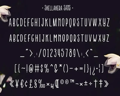 Shellahera Fontpack