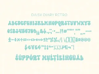 Daisy Diary Font Duo
