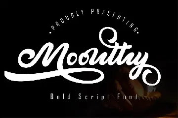 Moonthy Bold Script font