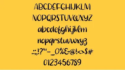 Thick Tail font
