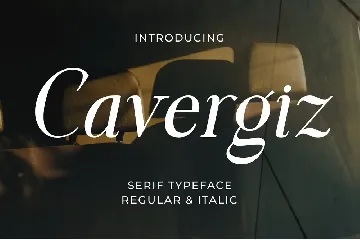 Cavergiz Typeface font