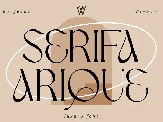 Serifa Arique font