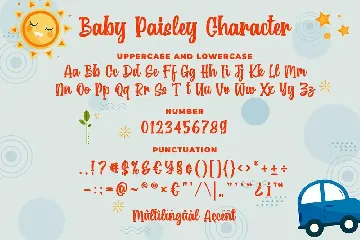 Baby Paisley a Playful Font