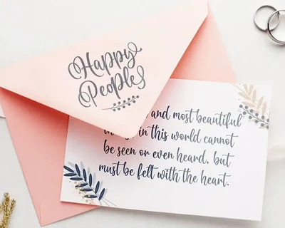 Happy People Beauty Script Font