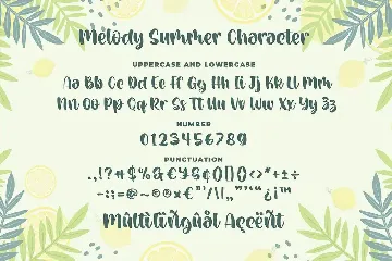 Melody Summer Funny Script Font