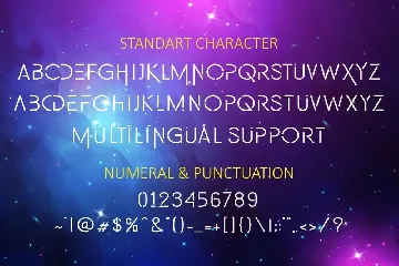 Space Time font