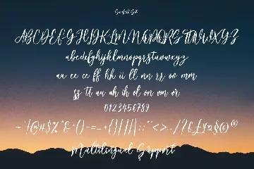 Sunfort Signature Script Font