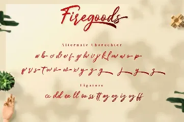 Firegoods - Handwritten Script Font