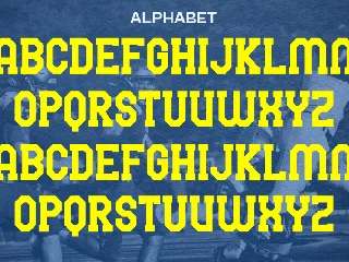 Team Sport - Modern Sport Display Typeface font