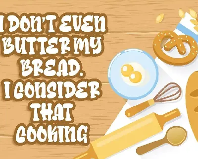 Cheese Sugar a Delicious Font