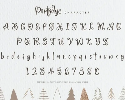 Partridge font