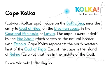 Kolka font