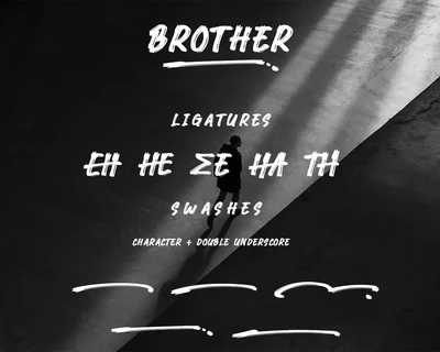 Brother - Brush Font